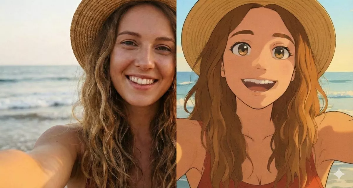 Studio Ghibli AI photo filter example - Transform your photos with studio ghibli style